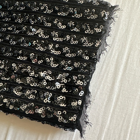 Zadig & Voltaire Black Sequin Open Blazer Size Small - Picture 6 of 10